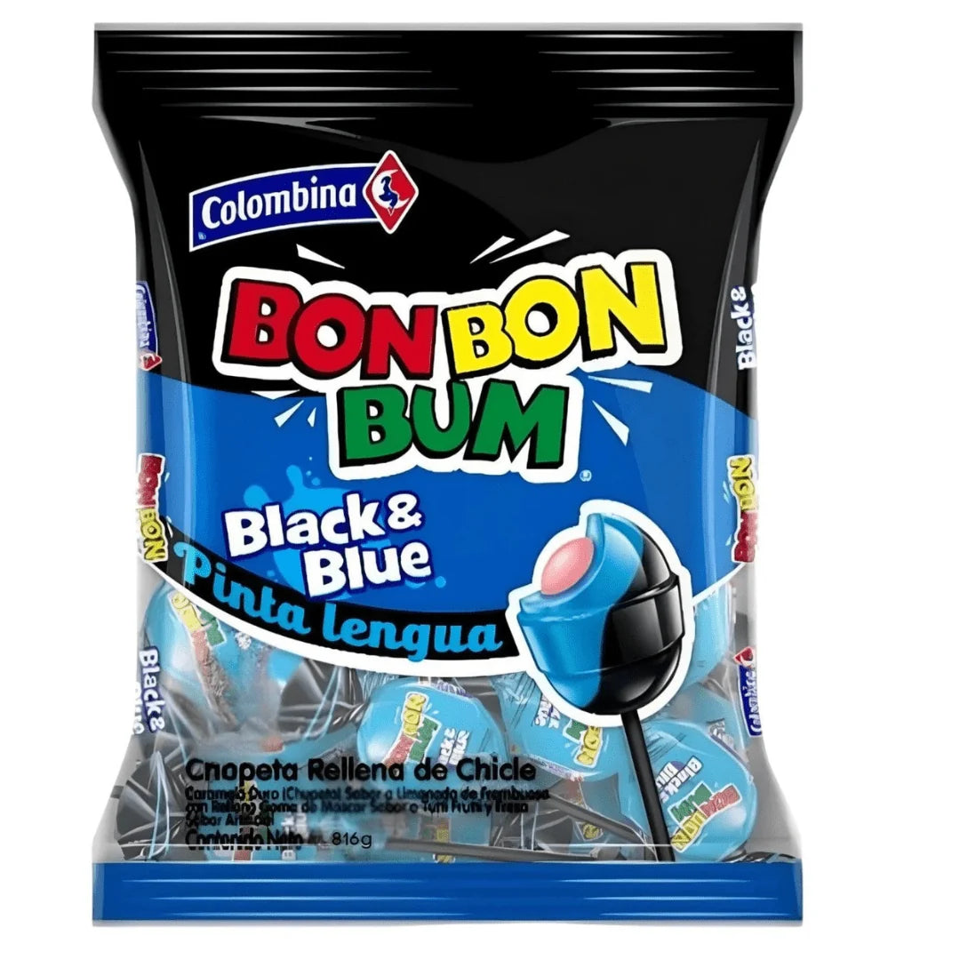BON BON BUM BLACK BLUE 8 unidades