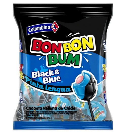 BON BON BUM BLACK BLUE 8 unidades