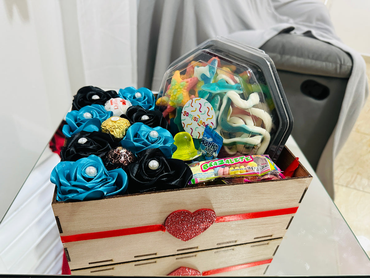 CANDY BOX CON ROSA #6